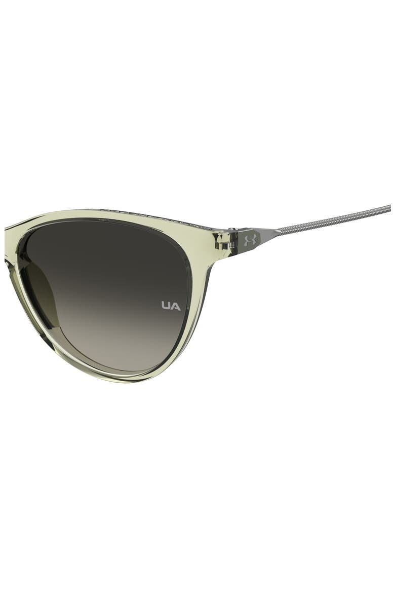 Expanse 54mm Gradient Cat Eye Sunglasses, Alternate, color, GREEN CRYSTAL