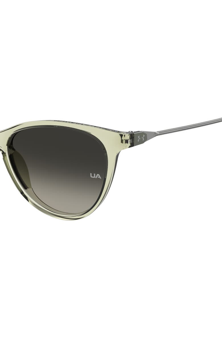 Under Armour Expanse 54mm Gradient Cat Eye Sunglasses, Alternate, color, Green Crystal