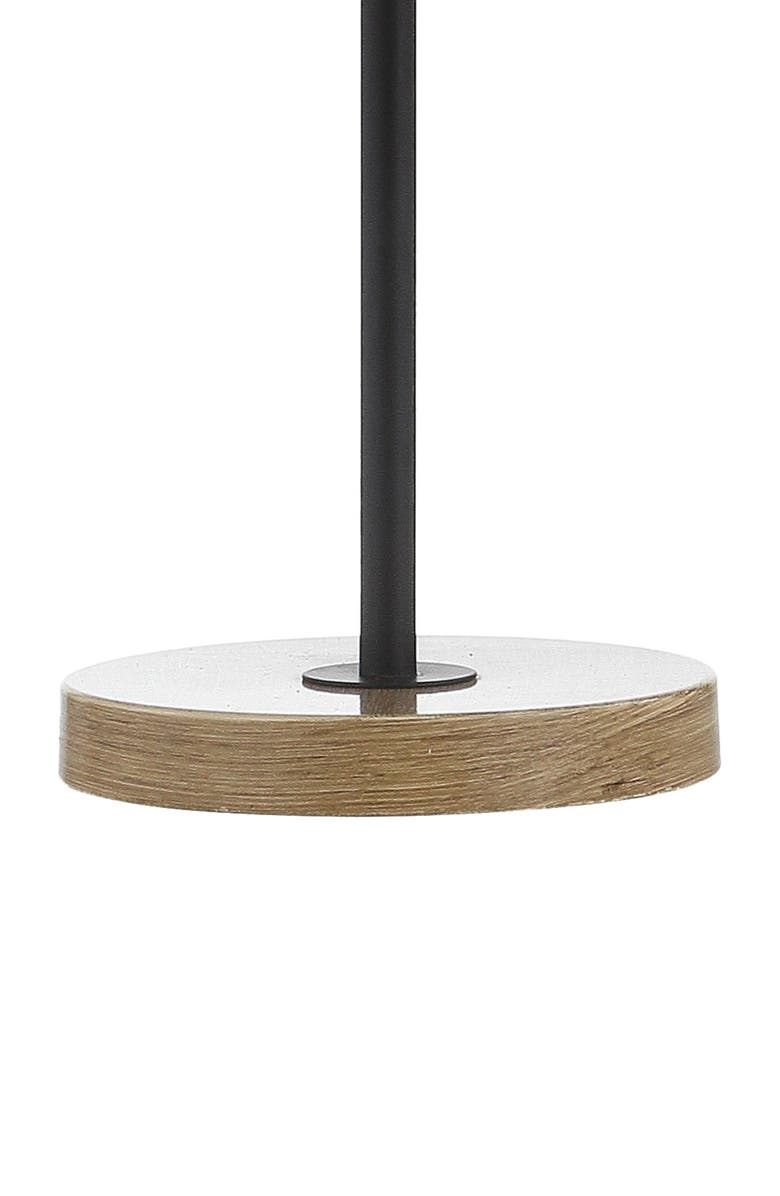 JONATHAN Y Simon 20.5" Pinecone Wood/Metal LED Table Lamp, Natural/Black, Alternate, color, Natural/Black