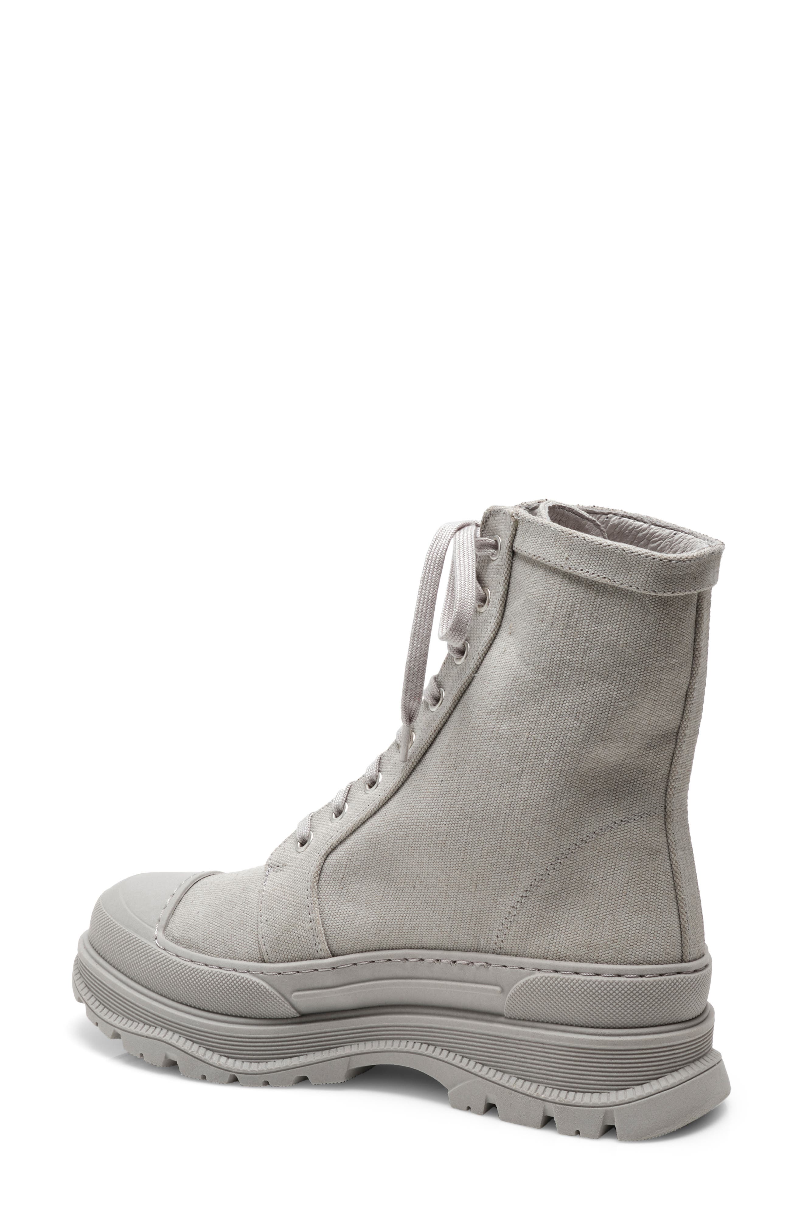 Free People Camp Out Canvas Combat Boot, Alternate, color, 