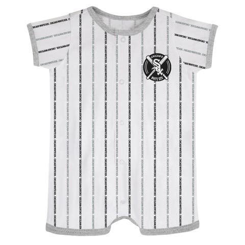 Infant White Chicago White Sox Ball Hitter Coverall