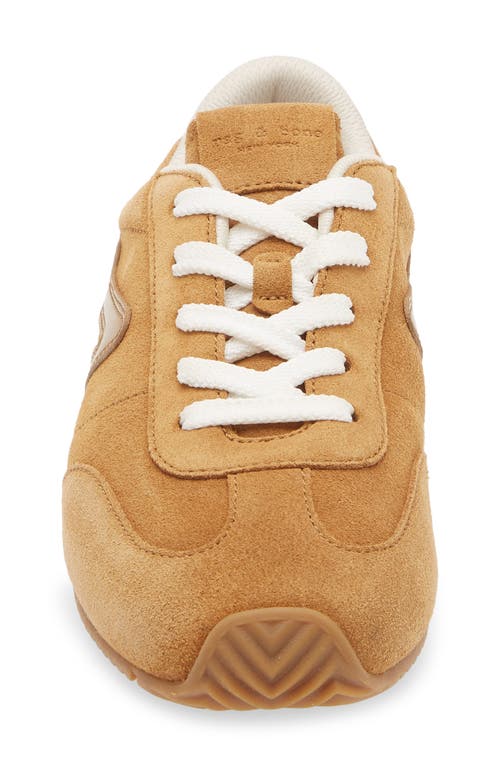 Rag & Bone Retro Runner Slim Ultra Sneaker In Gold