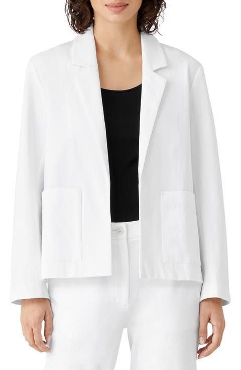 Organic Cotton Blend Blazer
