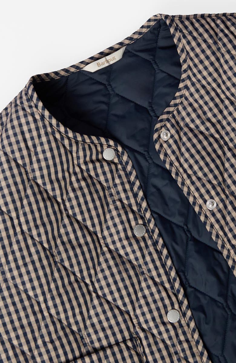 Barbour Monroe Gingham Quilted Jacket, Alternate, color,