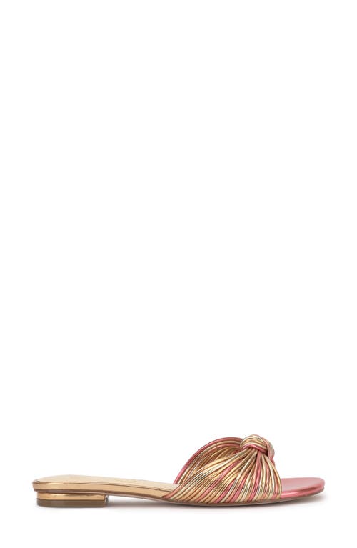 Jessica Simpson Dydra Slide Sandal In Soft Pink/gold
