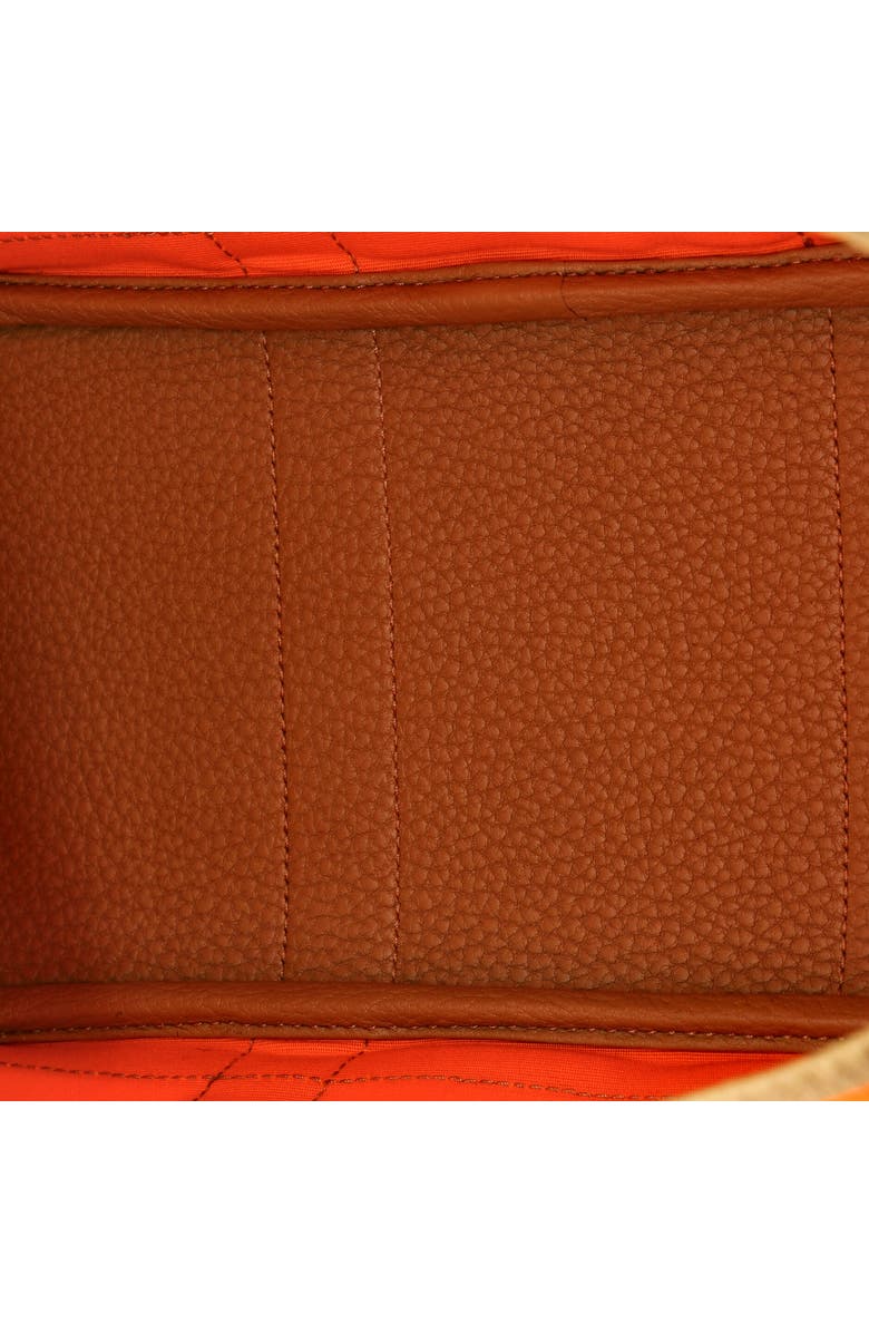 Pre-Owned Hermes Garden Party Tote Toile and Leather 30, Alternate, color, Orange Minium