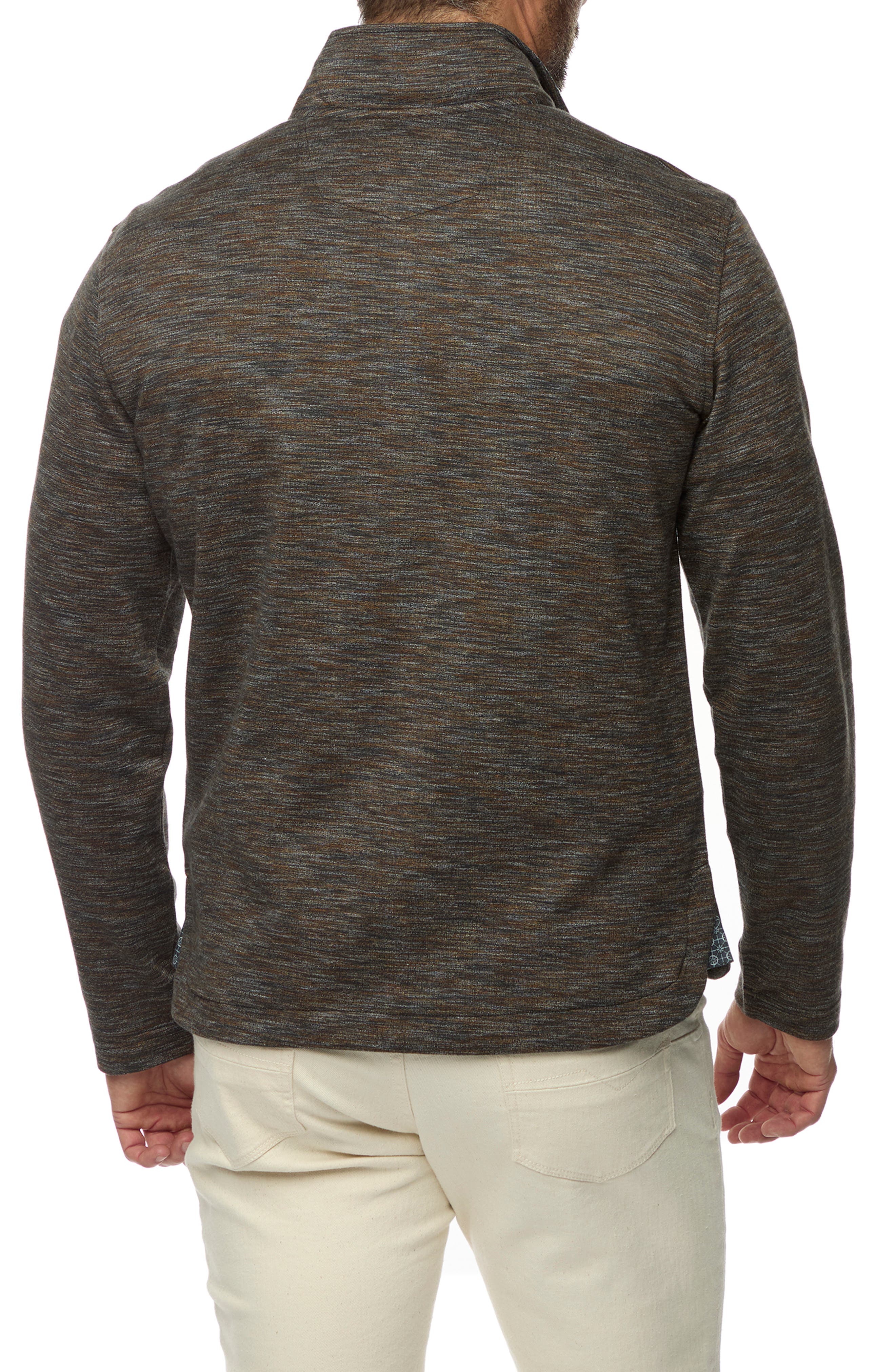 Remo Space Dye Quarter Zip Pullover - image 2