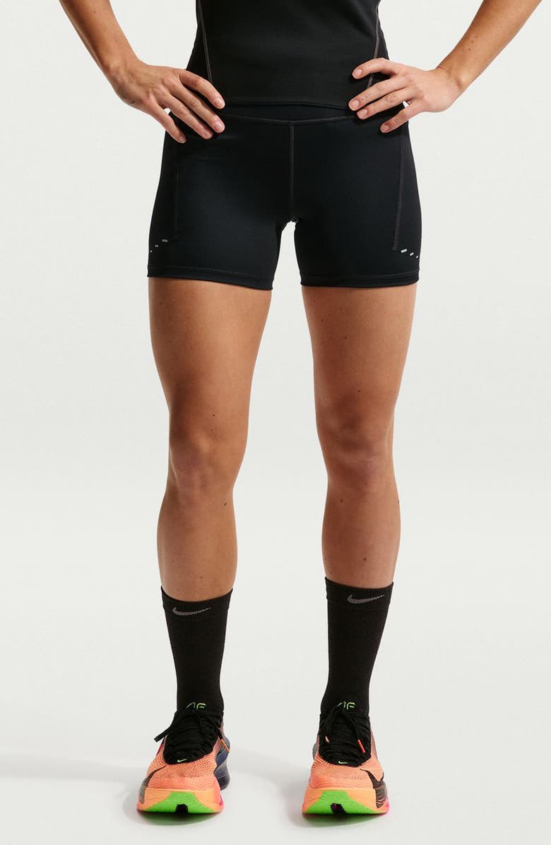 Nike Swift Dri-Fit High Waist Bike Shorts, Main, color, 