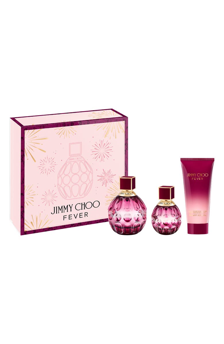 Jimmy Choo Fever Eau de Parfum 3-Piece Gift Set $234 Value, Main, color, 