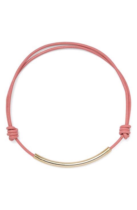 Leather Bond Necklace