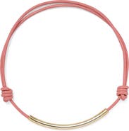 Lady Grey Leather Bond Necklace