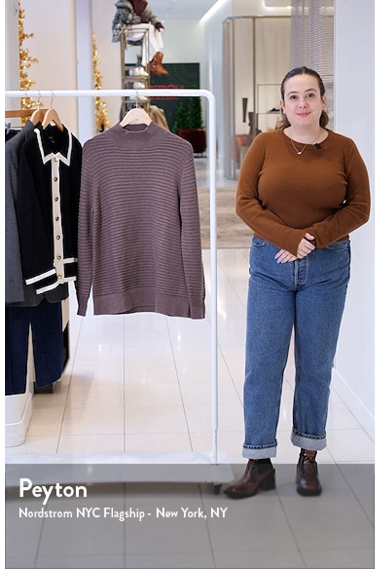 Ottoman Mock Neck Sweater video