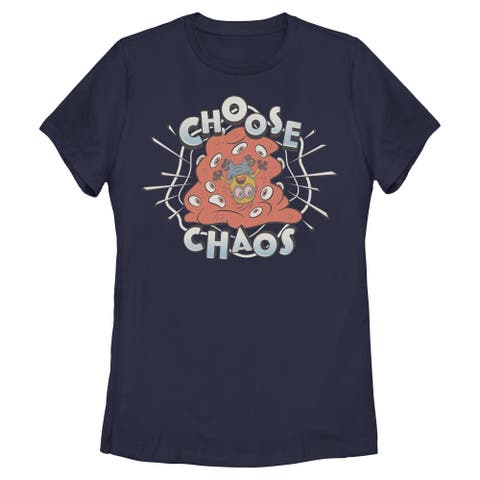 Junior's Minions & Monsters Choose the Chaos  Graphic T-Shirt