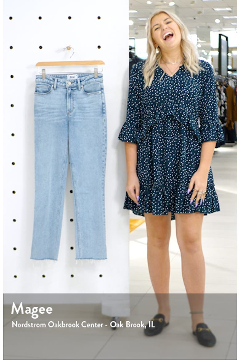 Cindy Split Hem Straight Leg Jeans video