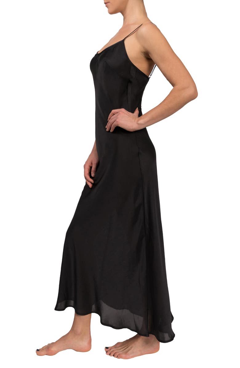 Everyday Ritual Angelina Satin Slip Nightgown, Alternate, color,