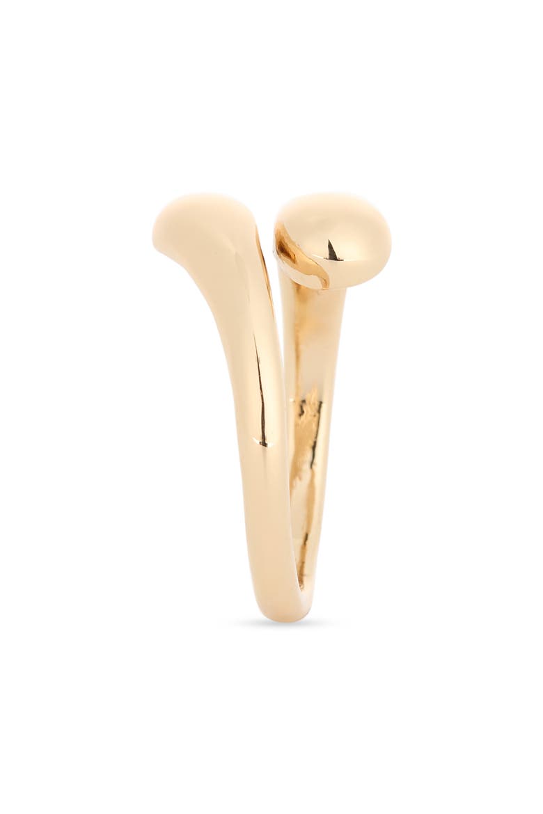 Double Teardrop Ring, Alternate, color, GOLD