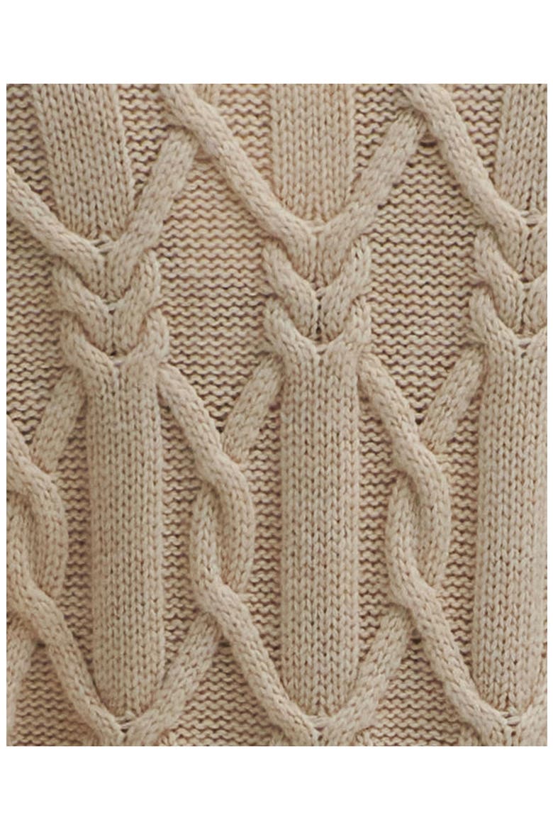 Elisha Long Sleeve Wool Blend Sweater Dress, Alternate, color, WHITE PEPPER