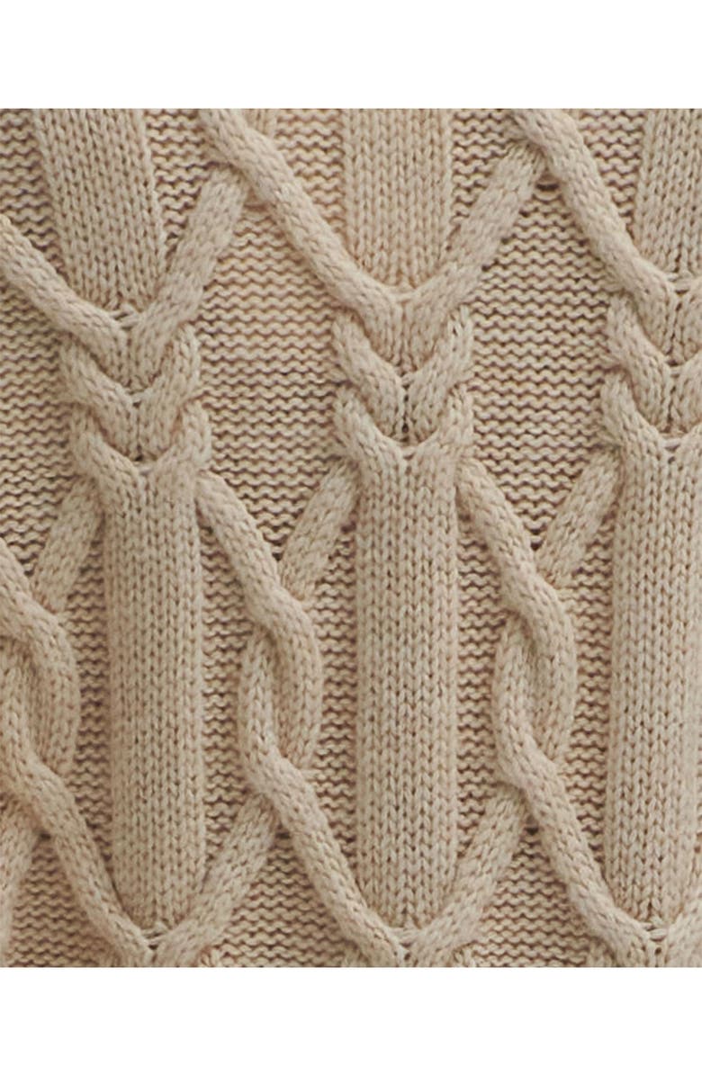 Barbour Elisha Long Sleeve Wool Blend Sweater Dress, Alternate, color, White Pepper