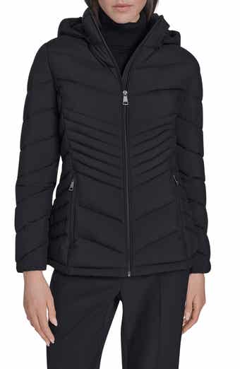 Calvin Klein Water Resistant Chevron Quilted Puffer Jacket