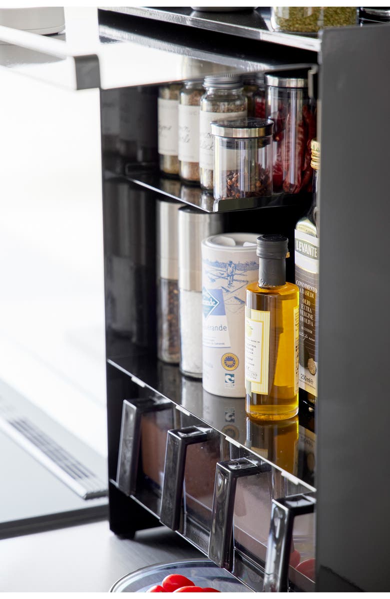Yamazaki Countertop Spice Rack, Alternate, color, Black