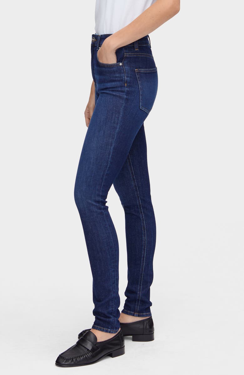 ALIGNE High Waist Skinny Jeans, Alternate, color, Ocean Blue