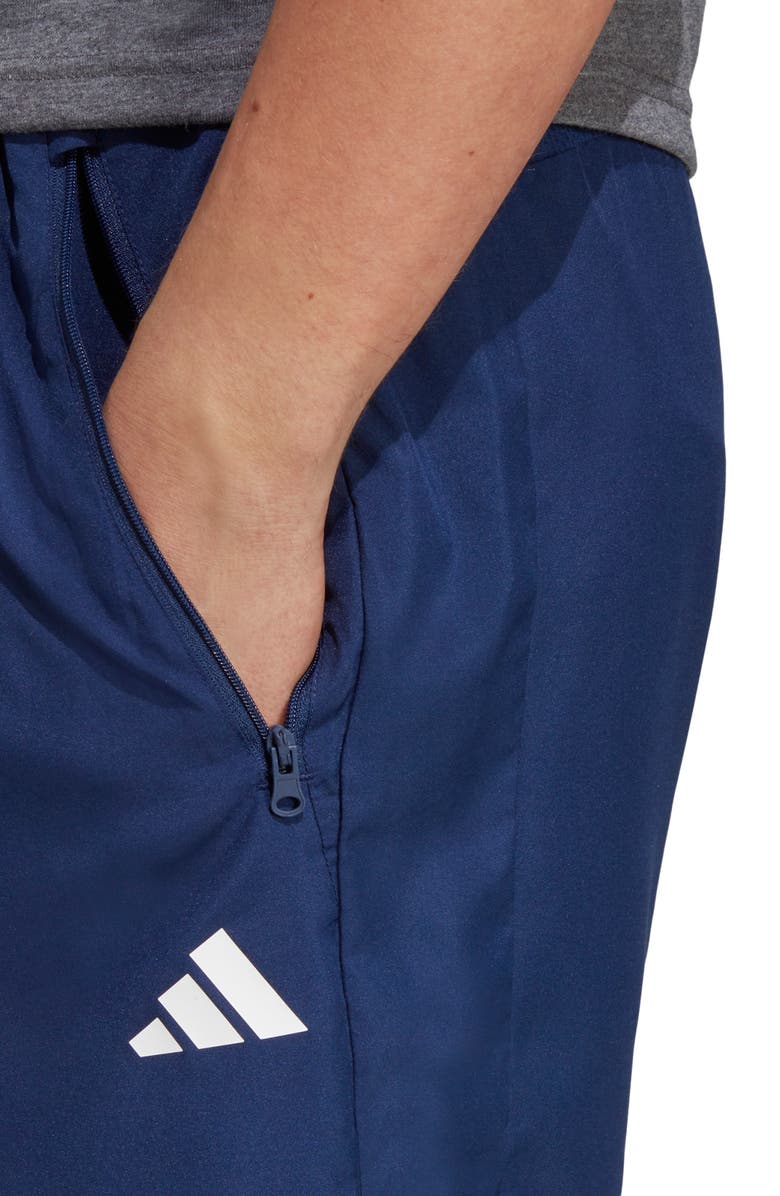 adidas AEROREADY Essentials 7-Inch Athletic Shorts, Alternate, color, Dark Blue/ White