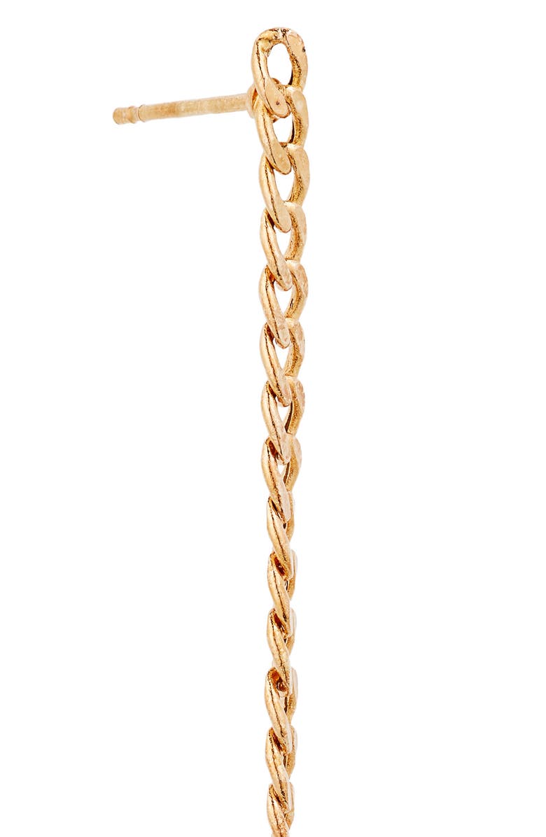 Bony Levy 14K Gold Curb Chain Linear Drop Earrings, Alternate, color,