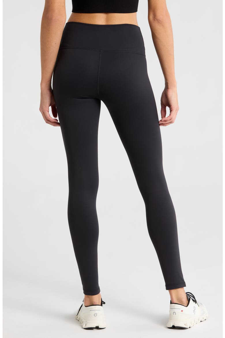 High Waist Fleece Lined Leggings, Alternate, color, BLACK