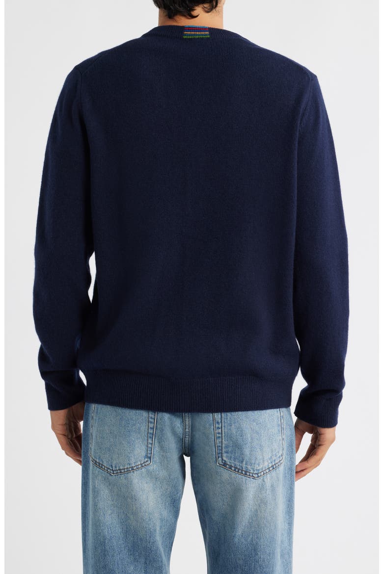 Merino Wool Cardigan, Alternate, color, VERY DARK NAVY
