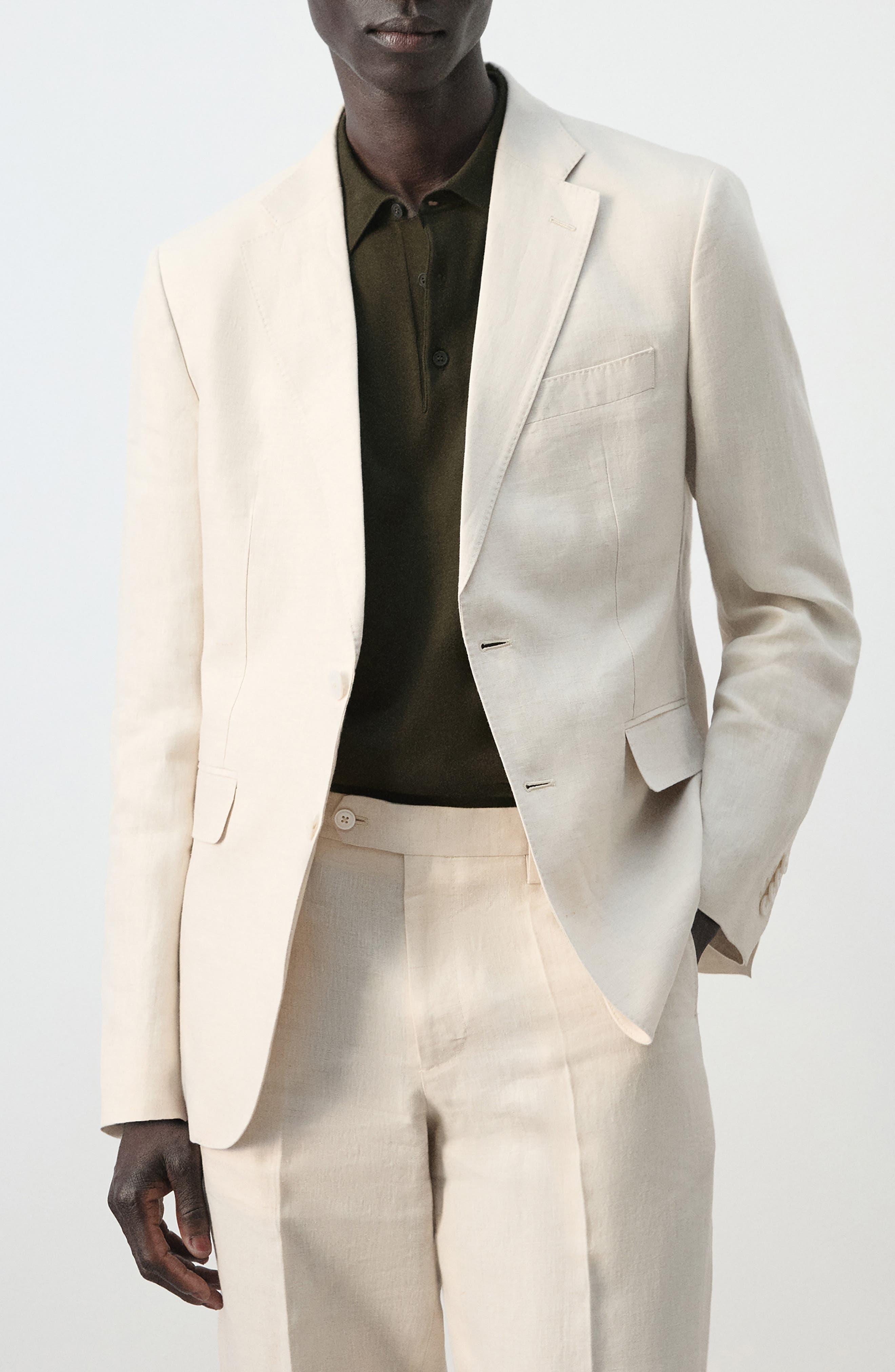 Amalfi Linen Slim Fit Blazer - image 3