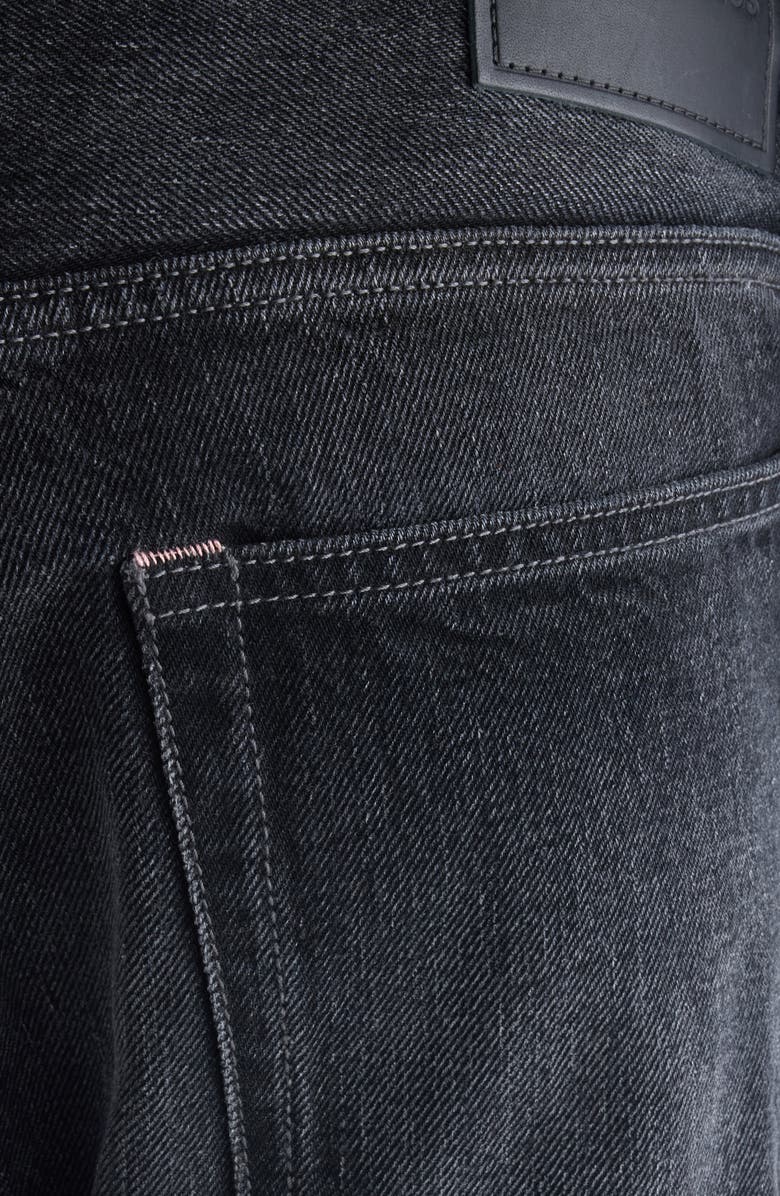 Acne Studios 2010 M Patchwork Straight Leg Jeans, Alternate, color, Black