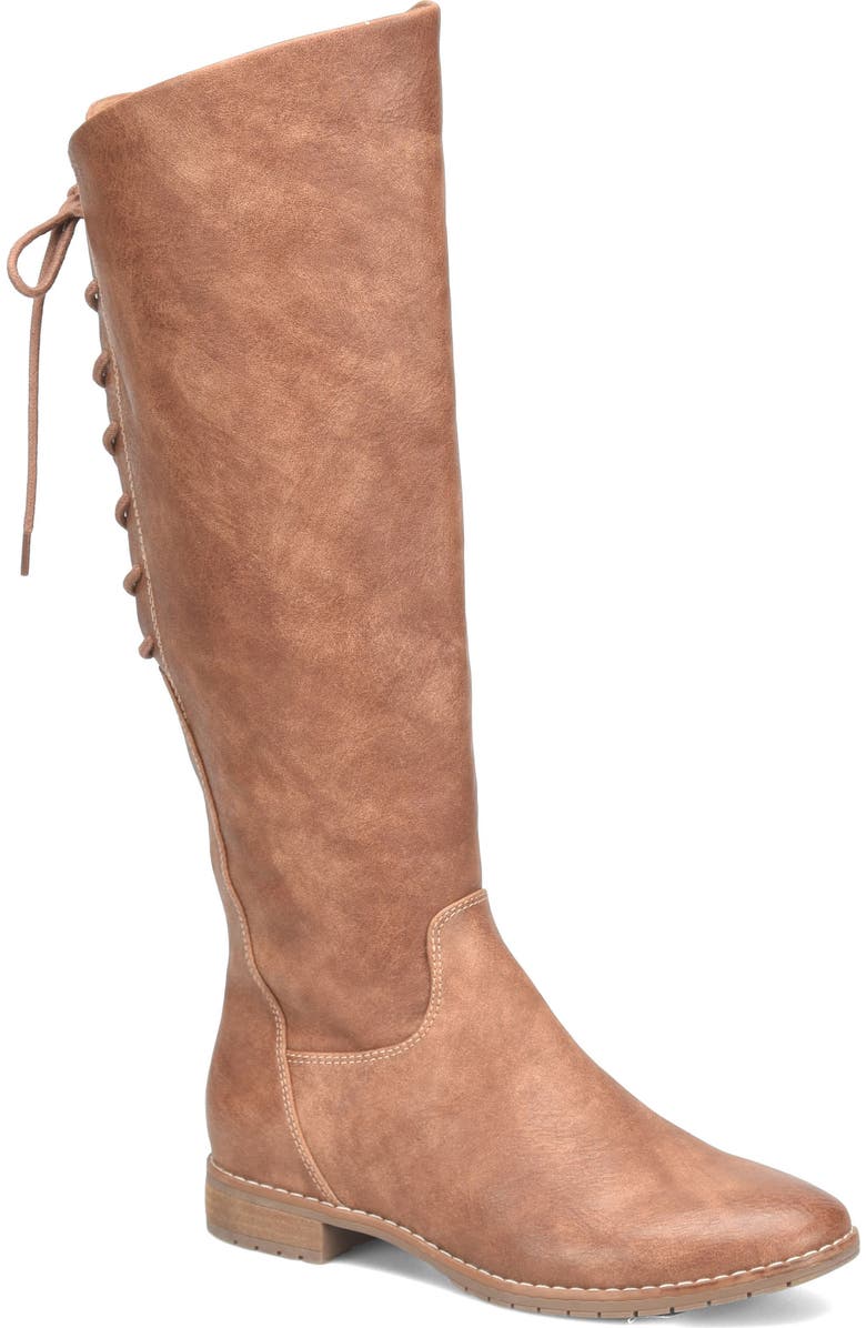 EUROSOFT Wenda Faux Leather Boot, Main, color, Cognac