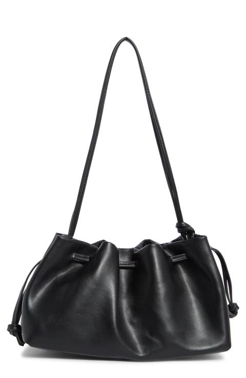 Faux Leather Shoulder Bag