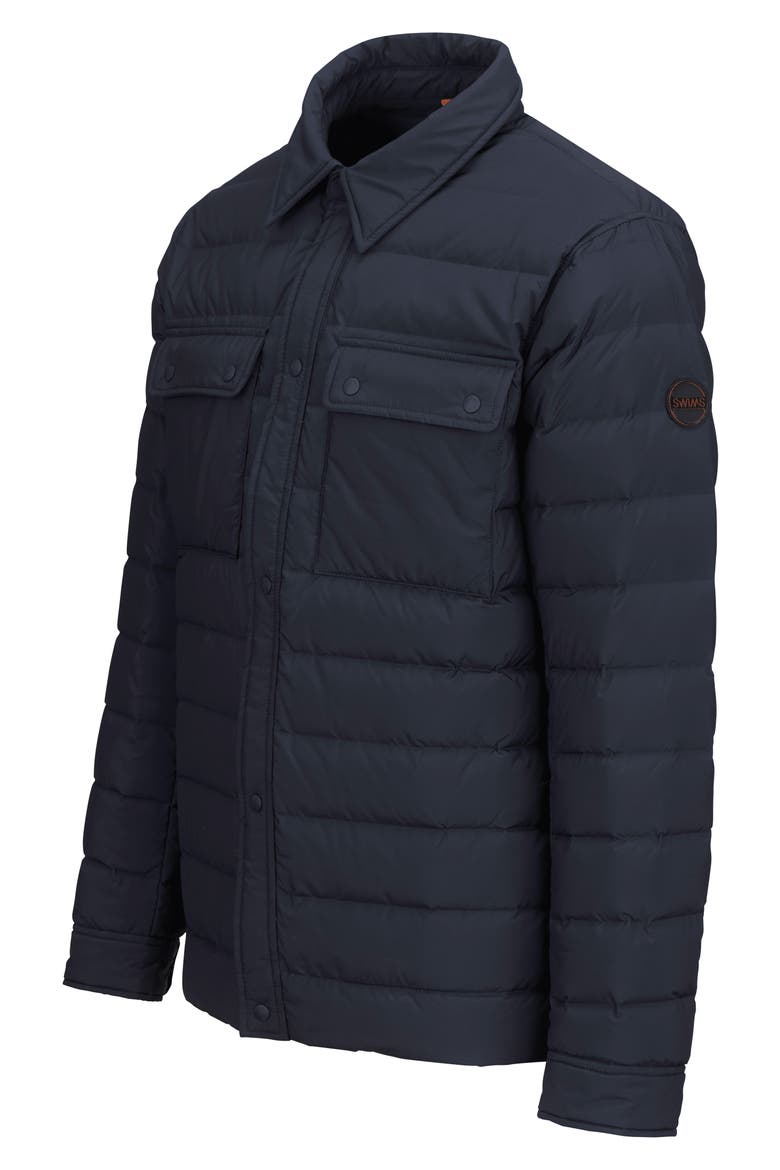 Sapparo 650-Fill-Power Down Shirt Jacket, Alternate, color, MIDNIGHT