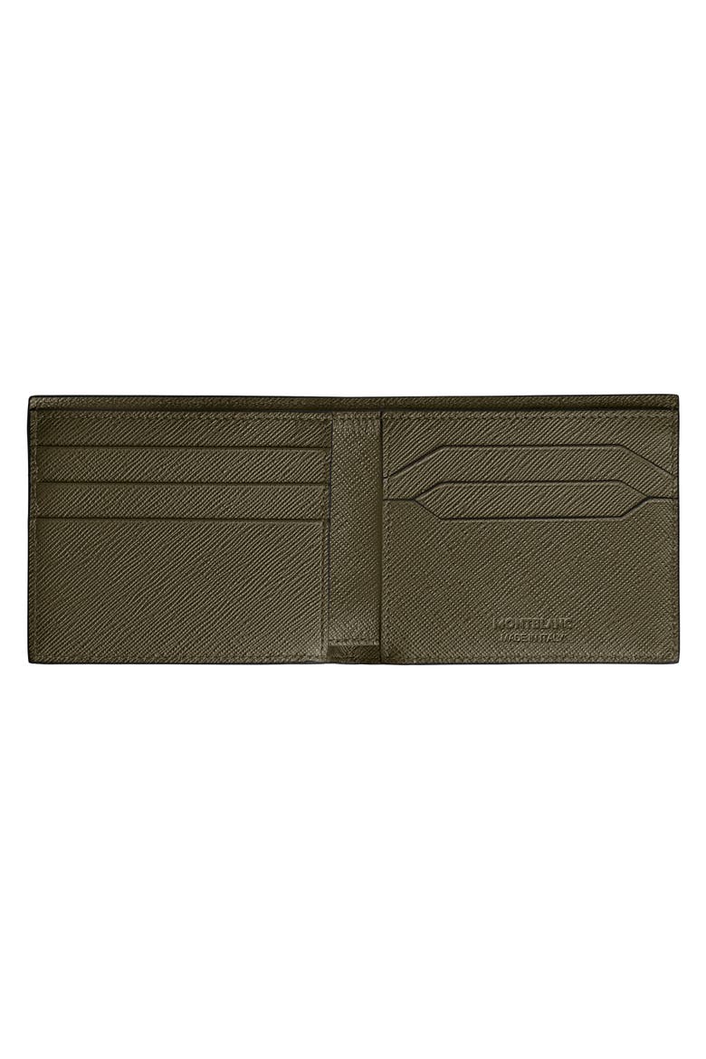 Sartorial Leather Bifold Wallet, Alternate, color, KHAKI