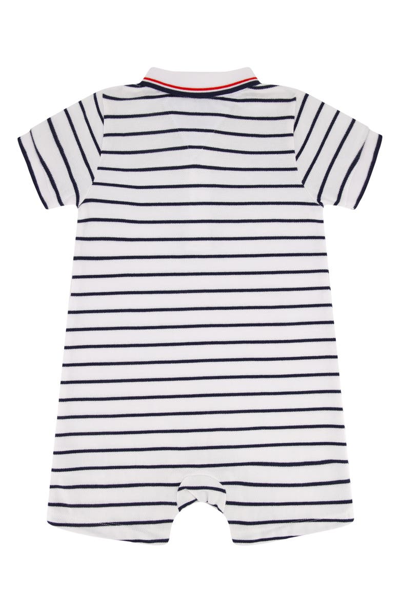 Tommy Hilfiger Kids' Polo Romper, Alternate, color, Navy