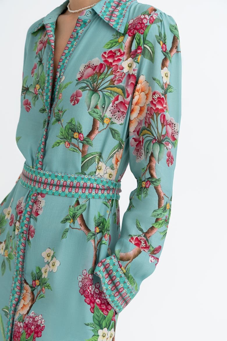 Enola Lilac Dress, Alternate, color, Green