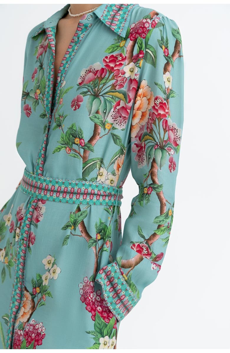 RAISHMA Enola Lilac Dress, Alternate, color, Green