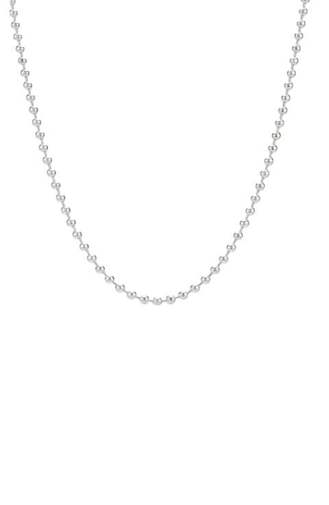 Moon Cut Ball Chain