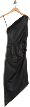 DL1961 Esme One-Shoulder Coated Dress