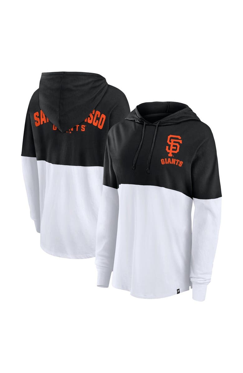 FANATICS Women's Fanatics Black/White San Francisco Giants Backup Option Pullover Hoodie, Main, color, Black