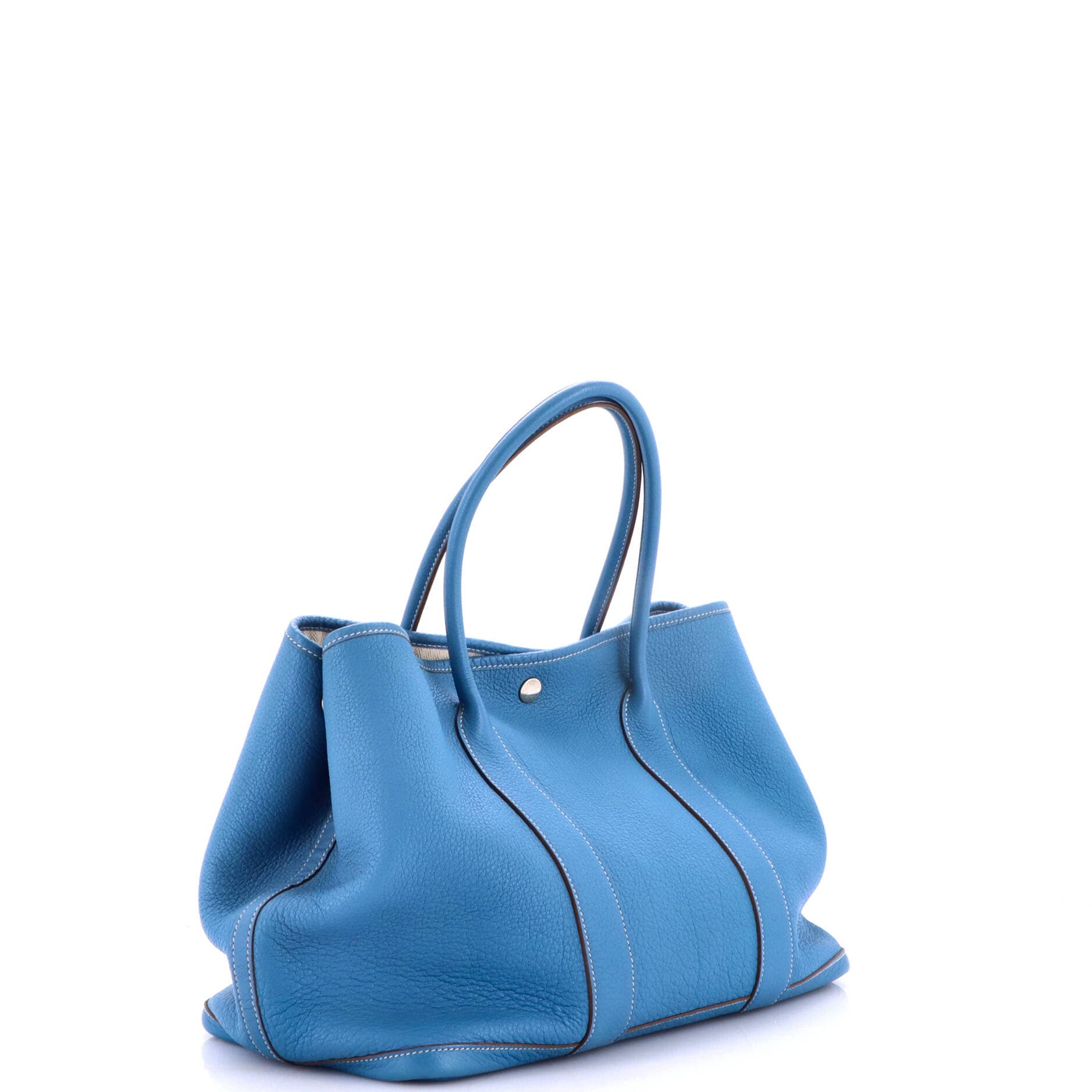 Garden Party Tote Leather 36, Alternate, color, Blue