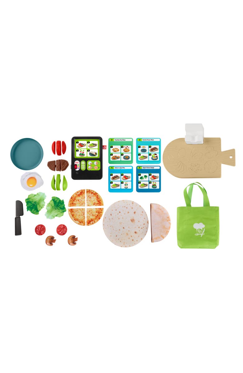 FISHER PRICE Laugh & Learn<sup>™</sup> 1-2-3 Follow the Recipe Meal Kit Playset, Alternate, color,