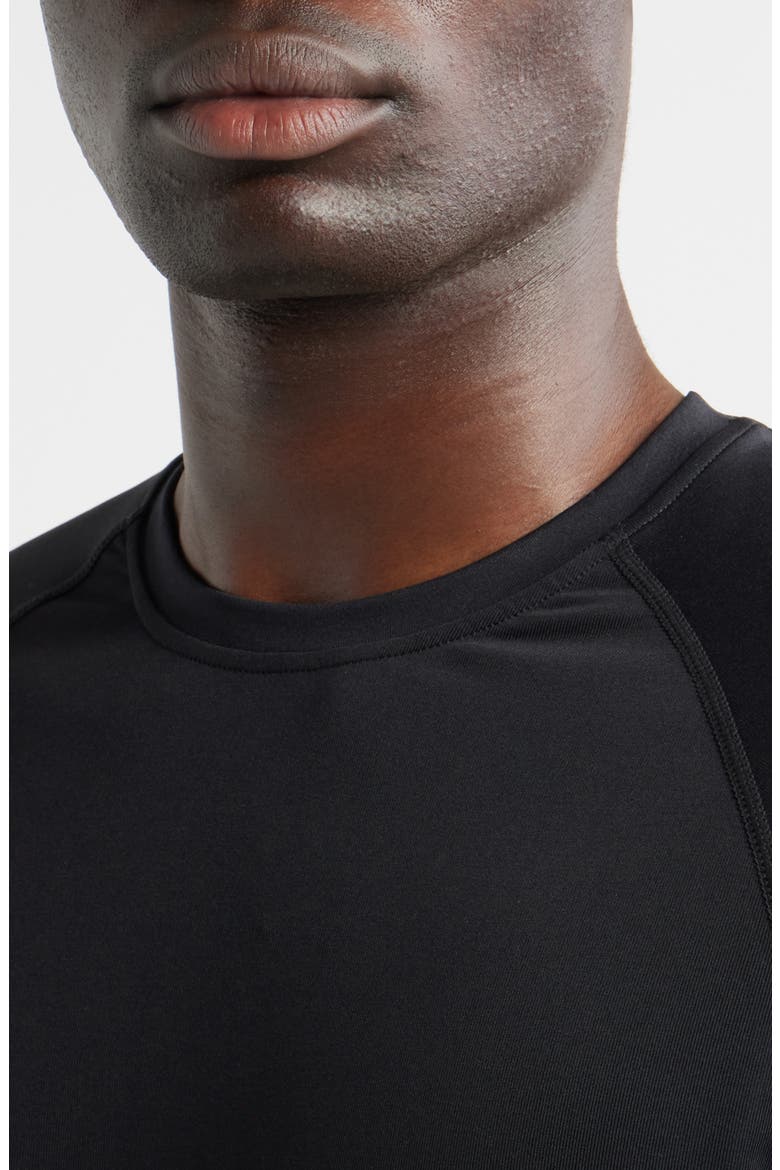Stretch Raglan T-Shirt, Alternate, color, BLACK CAVIAR
