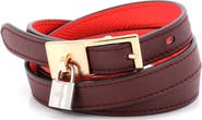 Pre-Owned Hermes Lucky 15 Reversible Belt Leather Thin