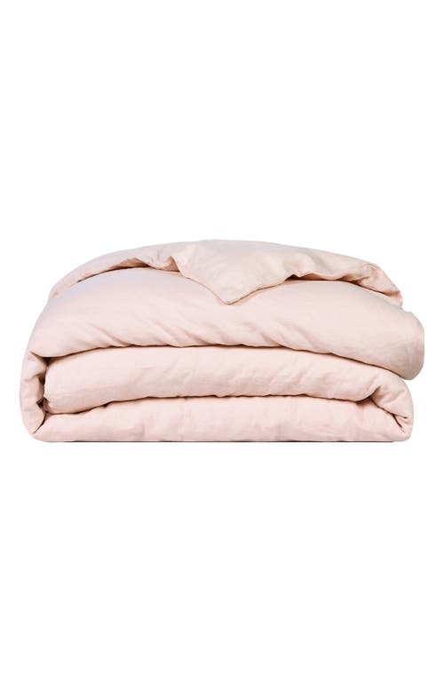 Sijo French Linen Duvet Cover in Blush 
