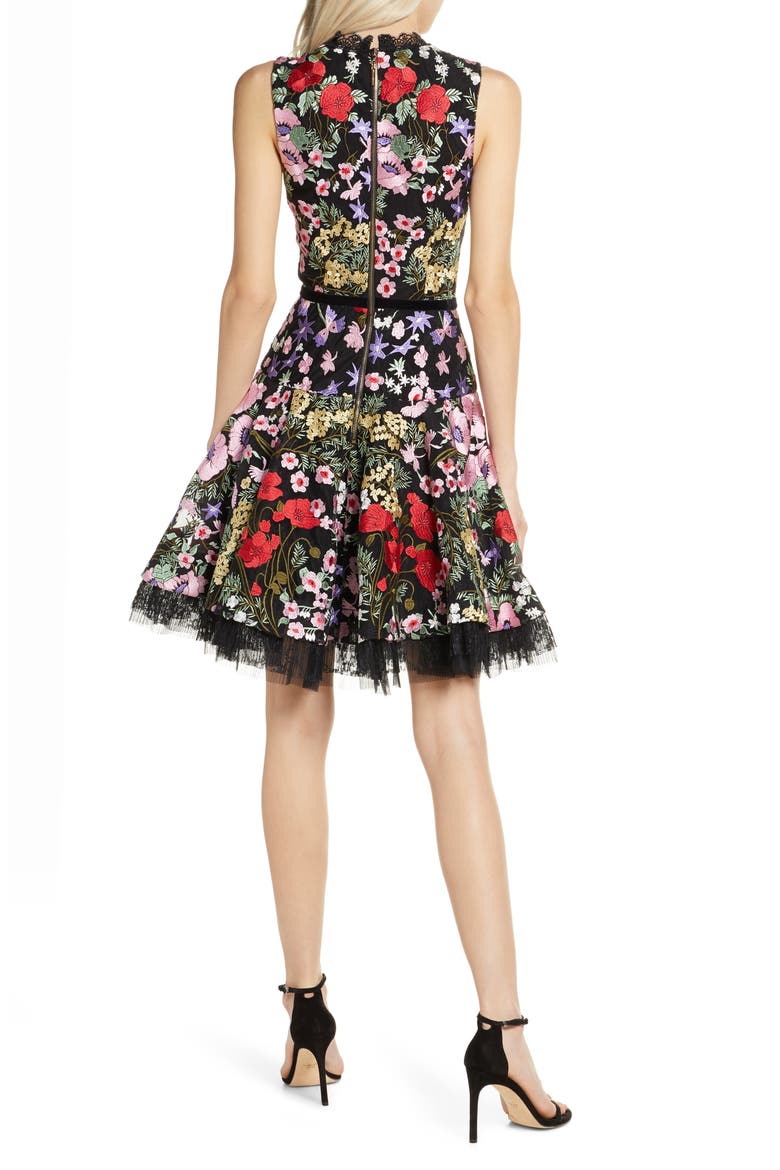 Bronx and Banco Alicia Floral Minidress, Alternate, color, MULTICOLOR