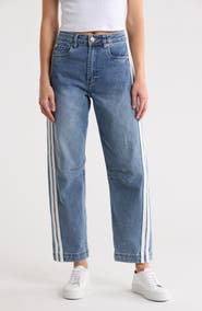 STS Blue Harley Ultra High Waist Stripe Barrel Leg Jeans