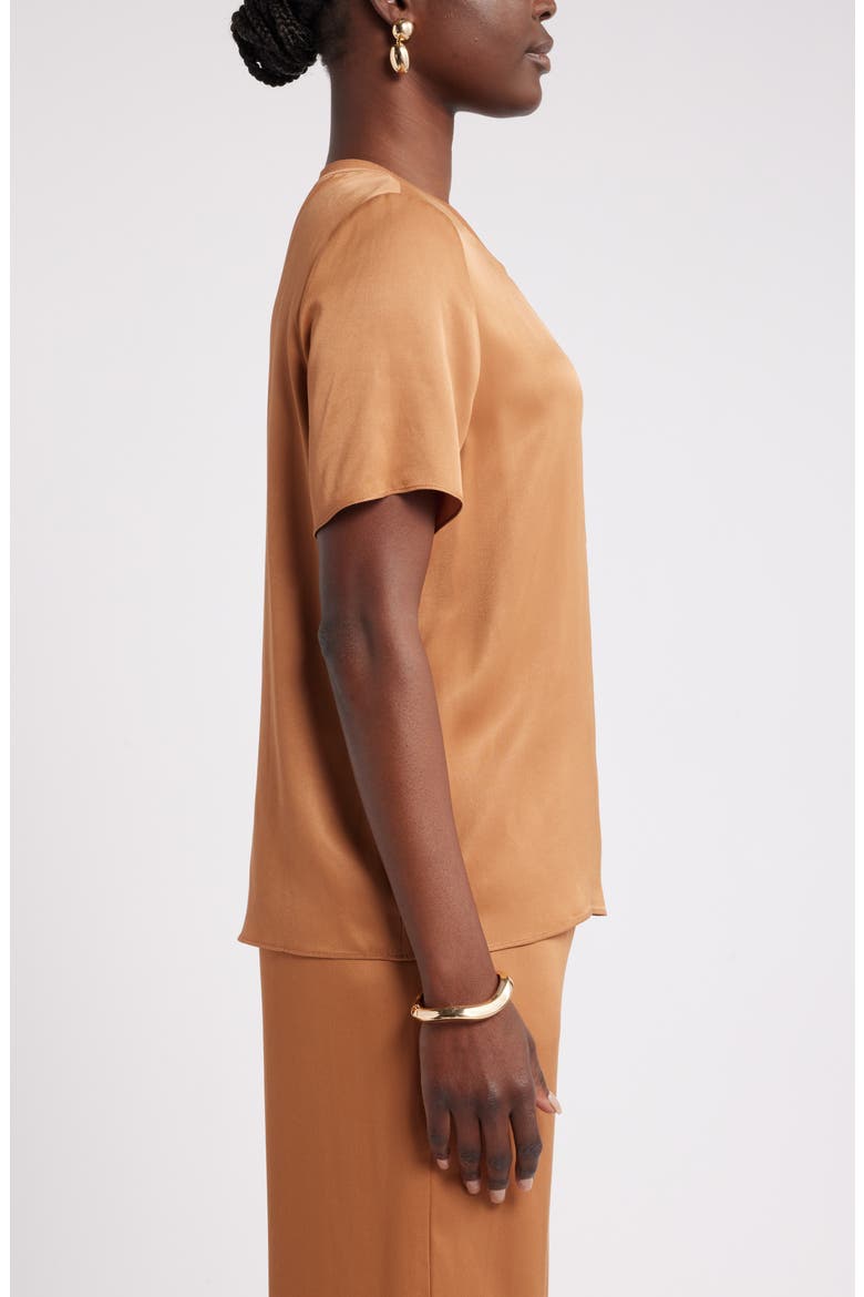 Woven Pocket T-Shirt, Alternate, color, TAN THRUSH