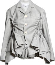 Tao Comme des Garçons Yarn Dyed Single Breasted Tropical Wool Blazer